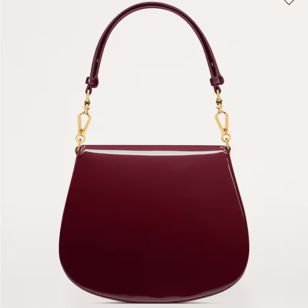 NWOT Saint Laurent Patent Leather mini Voltaire Top-shoulder Bag - Picture 5 of 16